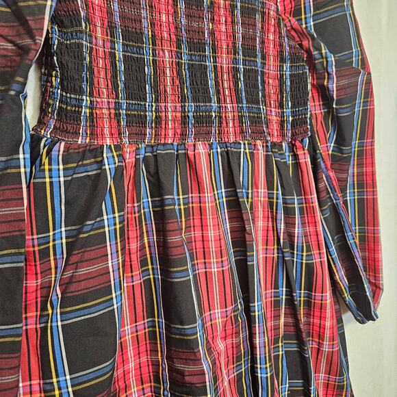 DRAPER JAMES RSVP Smocked Tiered Midi Dress - Picture 2 of 7